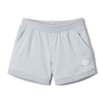 Columbia Branded French Terry, Pantalones Cortos Grises Para Niña | 681290-ZKE